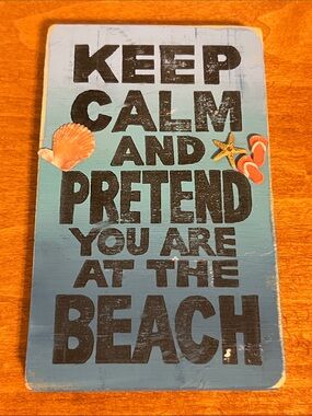 Small Beach Sign Decoration